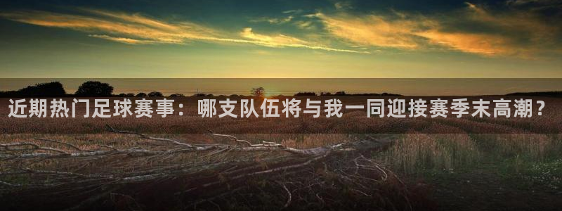 近期热门足球赛事：哪支队伍将与我一同迎接赛季末高潮？