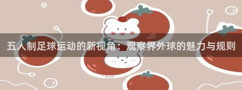 五人制足球运动的新视角：观察界外球的