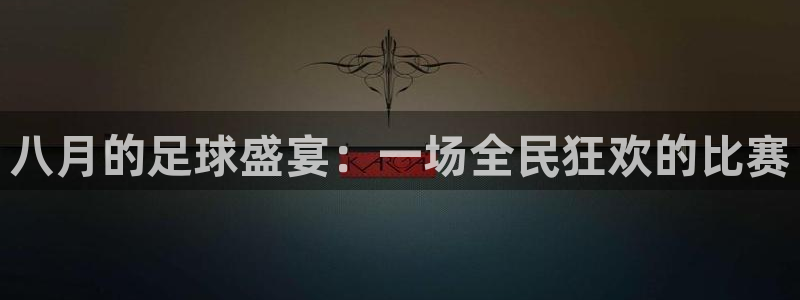 八月的足球盛宴：一场全民狂欢的比赛