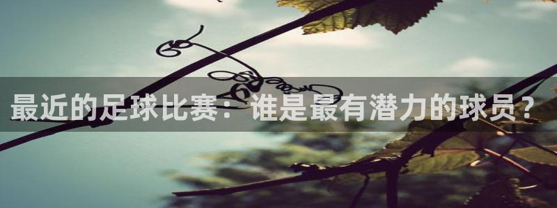 最近的足球比赛：谁是最有潜力的球员？